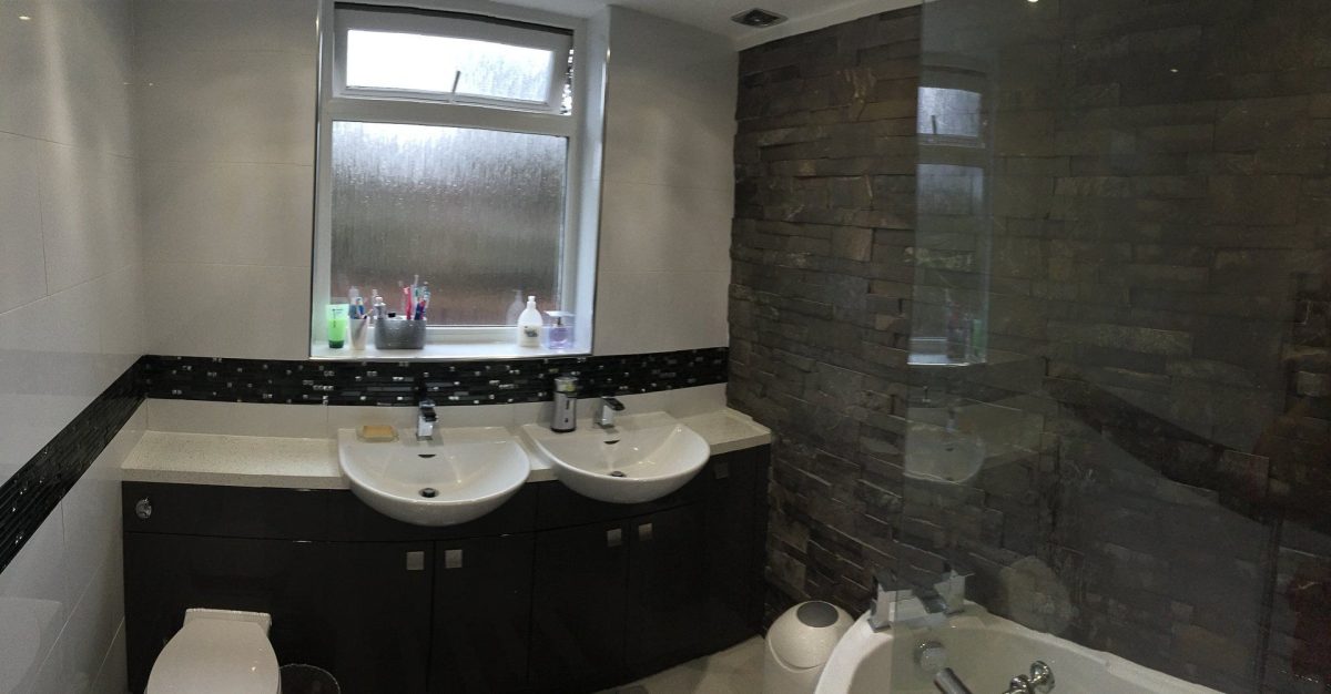 bathroom and shower room by MyGrannyAnnexe