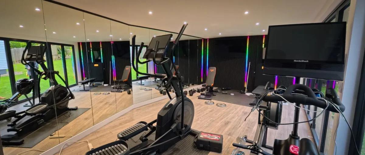 MyGrannyAnnexe gym garden room